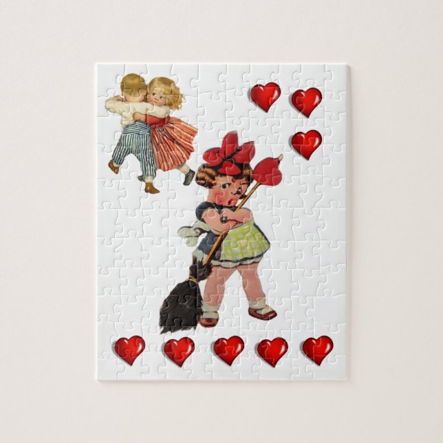 Valentinstag Jigsaw Puzzle (Vertikal)