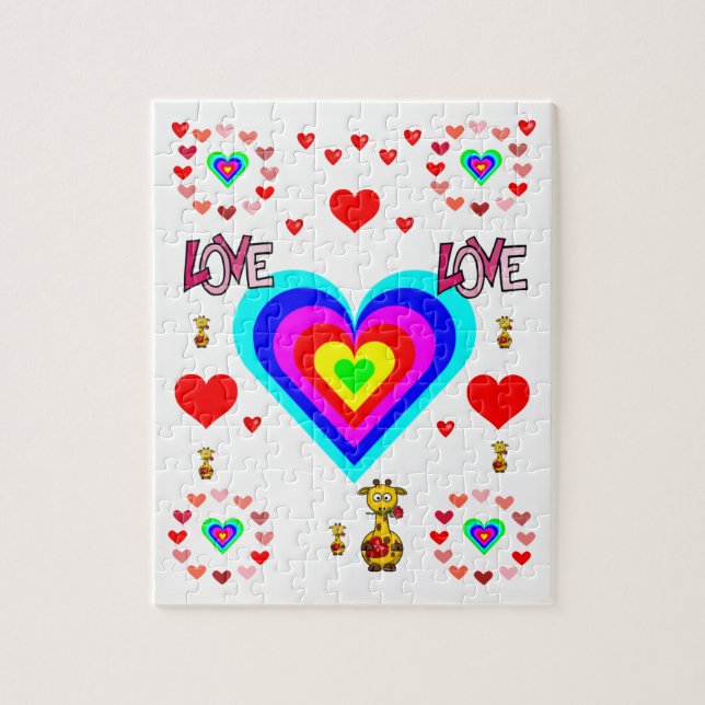 Valentinstag Jigsaw Puzzle (Vertikal)