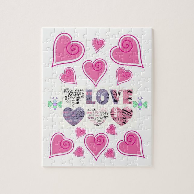 Valentinstag Jigsaw Puzzle (Vertikal)