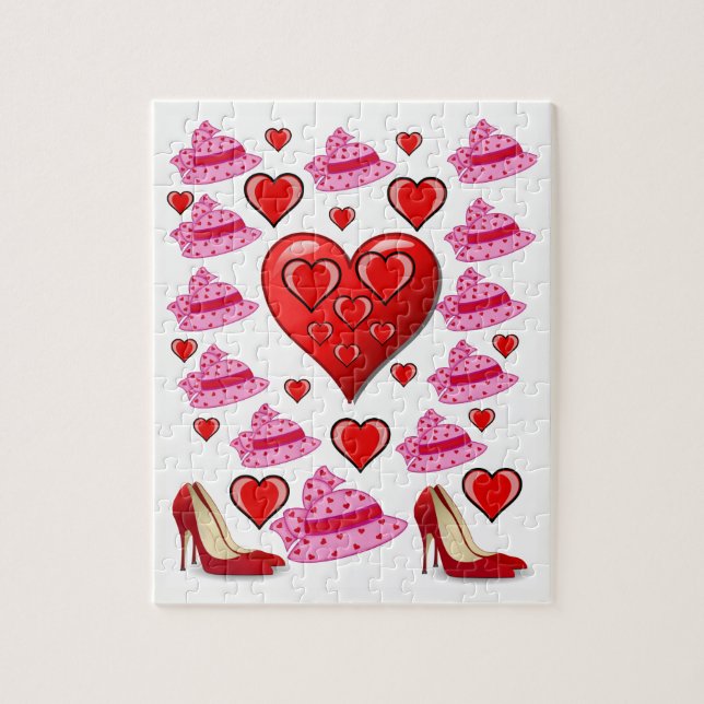 Valentinstag Jigsaw Puzzle (Vertikal)