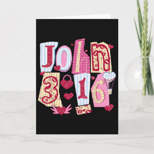 Valentinstag John 316 Geliebte Kokette Herzen Chri Karte