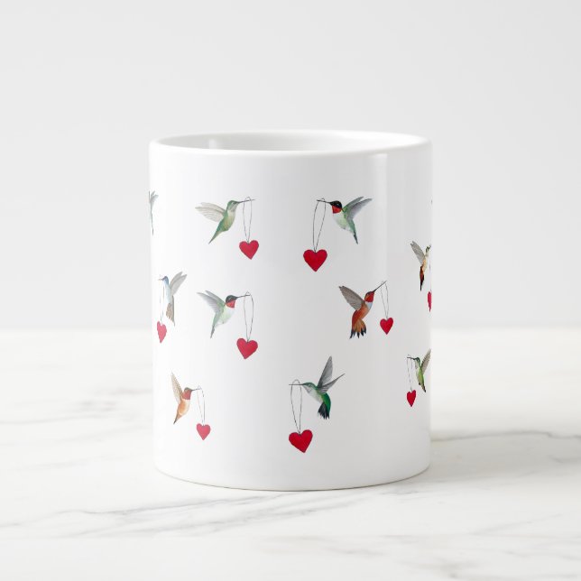 Valentinstag Jumbo-Tasse (Vorderseite)