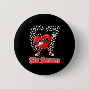 Valentinstag Jungen Kinder Mädchen Herzen dabbing Button