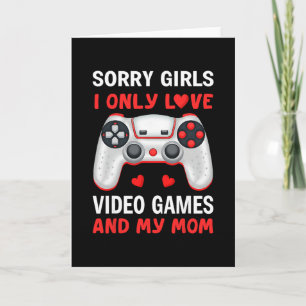 Valentinstag Jungen Kinder Sohn Videospiele Lustig Karte