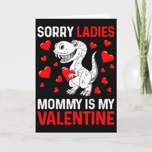 Valentinstag Jungen Kinder Tut mir leid Ladys Momm Karte