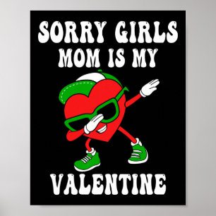 Valentinstag Jungen Kinder Tut mir leid Mädchen Me Poster