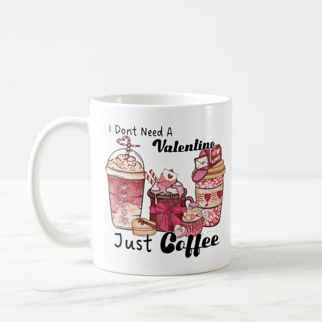 Valentinstag Kaffee Funny Kaffeetasse (Links)