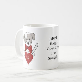 Valentinstag-Kaffeepause Kaffeetasse