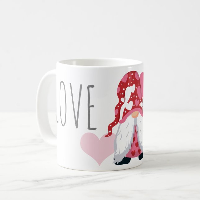 Valentinstag Kaffeetasse (Vorderseite Links)