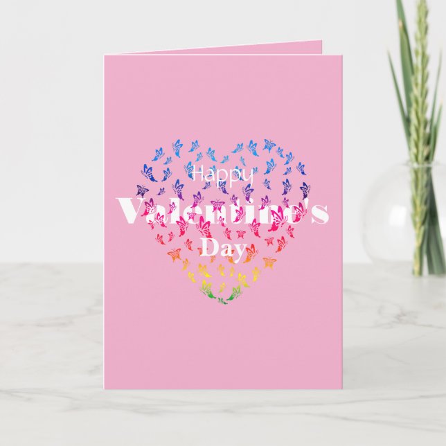 Valentinstag Karte (Vorderseite)