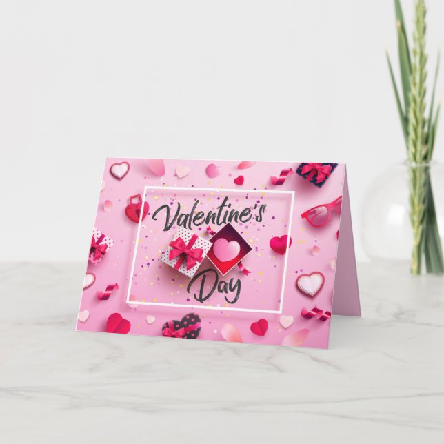 Valentinstag Karte (Vorderseite)