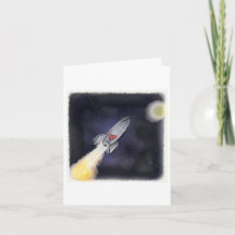 Valentinstag-Karte - blastoff