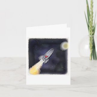 Valentinstag-Karte - blastoff Feiertagskarte