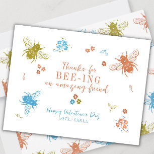 Valentinstag-Karte des besten Freundes Feiertagskarte