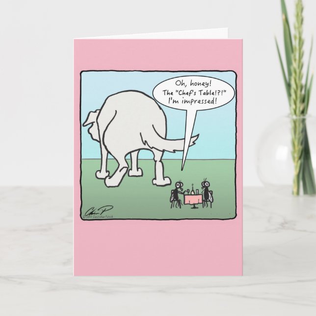 Valentinstag-Karte des Koch Feiertagskarte (Vorderseite)