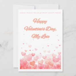 Valentinstag-Karte Feiertagskarte