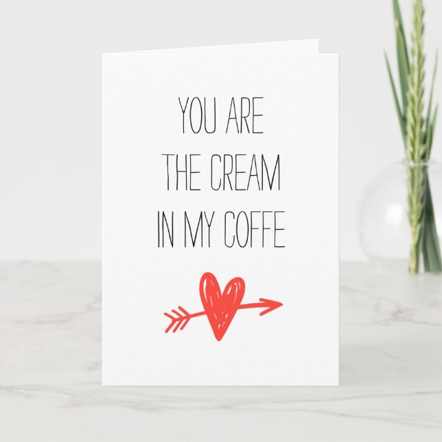 Valentinstag-Karte Feiertagskarte (Vorderseite)