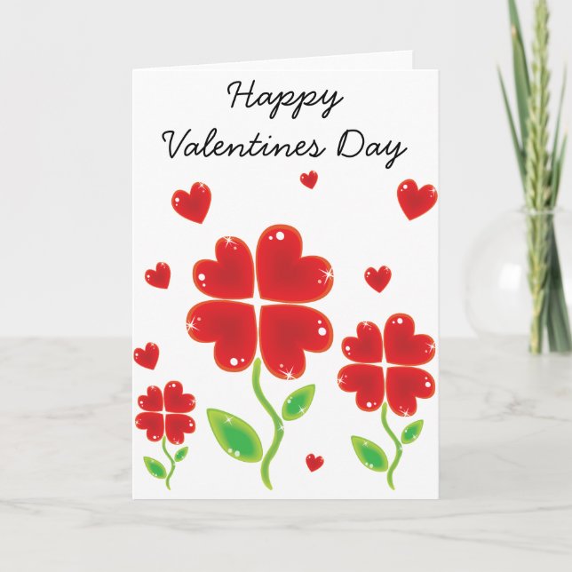 Valentinstag-Karte Feiertagskarte (Vorderseite)