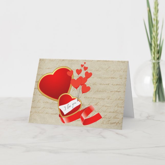 Valentinstag-Karte Feiertagskarte (Vorderseite)