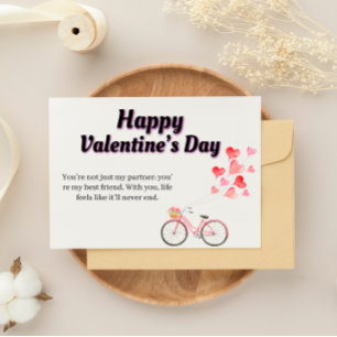 Valentinstag-Karte Feiertagskarte