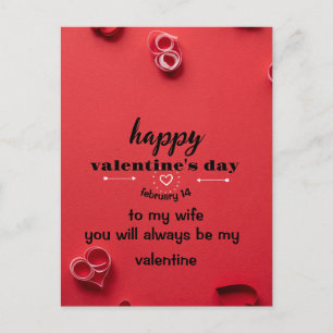 Valentinstag-Karte Feiertagspostkarte