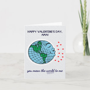 Valentinstag-Karte für Ama (Vater in Tagalog) Karte