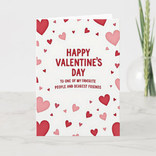 Valentinstag-Karte für beste Freunde Karte