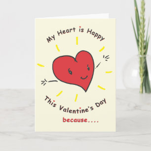 Valentinstag-Karte für die Mutter Feiertagskarte