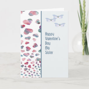 Valentinstag-Karte für große Schwester Feiertagskarte