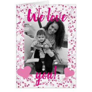 Valentinstag-Karte für HerzConfetti des Vater- 