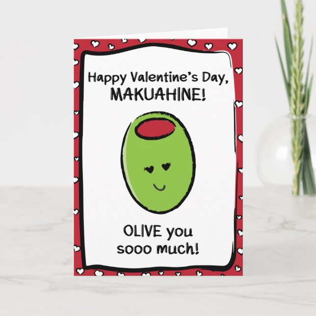 Valentinstag-Karte für Makuahine Karte (Vorderseite)