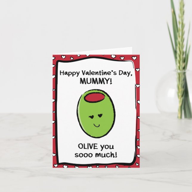 Valentinstag-Karte für Mama Karte (Vorderseite)
