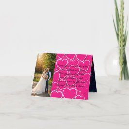 Valentinstag-Karte für mehrere Fotos Dankeskarte