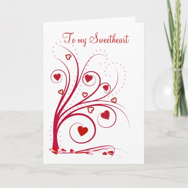 Valentinstag-Karte für mein Herz Feiertagskarte (Vorderseite)