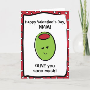 Valentinstag-Karte für Niam Karte
