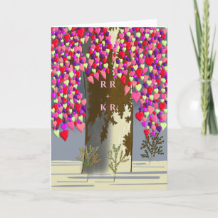Valentinstag-Karte für niedliche Paare Feiertagskarte