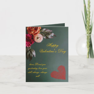 Valentinstag-Karte für personalisiertes benutzerde Feiertagskarte
