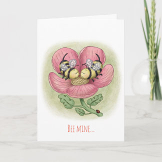 Valentinstag-Karte Küssen Karte