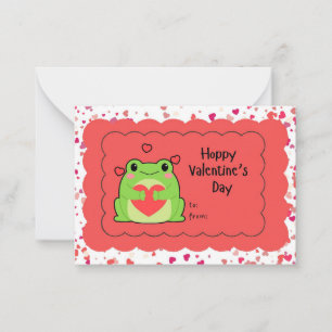 Valentinstag-Karte Mitteilungskarte