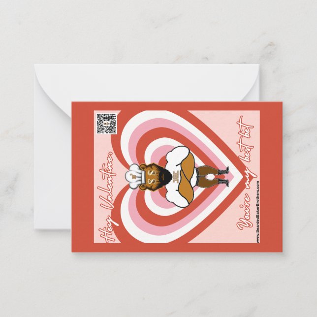 Valentinstag-Karte Nr. 5 Mitteilungskarte (Vorderseite)