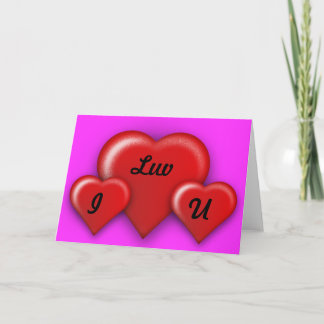 Valentinstag-Karte unbedruckt innen Feiertagskarte