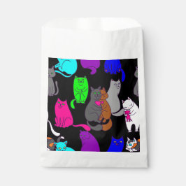 Valentinstag Katzen Herzblut Geschenktütchen