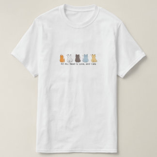 Valentinstag Katzen verliebt T-Shirt