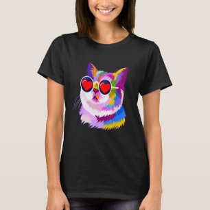 Valentinstag-Katzenherzen Süß T-Shirt