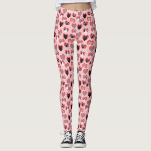 Valentinstag Katzenwelse Leggings