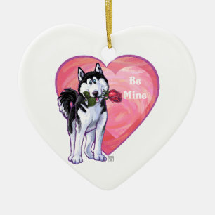 Valentinstag Keramik Ornament