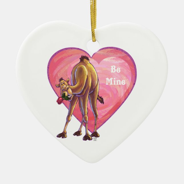 Valentinstag Keramik Ornament (Vorne)