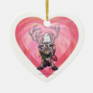 Valentinstag Keramik Ornament