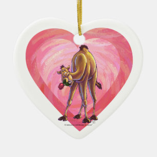 Valentinstag Keramik Ornament