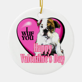 Valentinstag Keramikornament